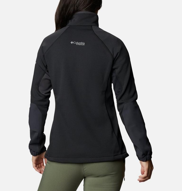 W Powder Chute Fleece Jacket | 010 | XXL, Color: Black, Shark, image 2