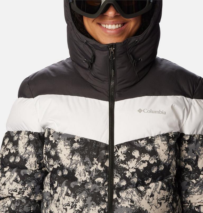 Abbott Peak Insulated Jacket | 012 | S, Color: Black Iceblooms Print, Shark, White, image 4