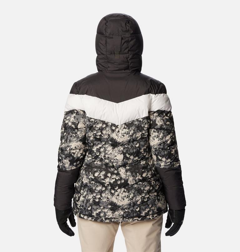 Abbott Peak Insulated Jacket | 012 | S, Color: Black Iceblooms Print, Shark, White, image 2