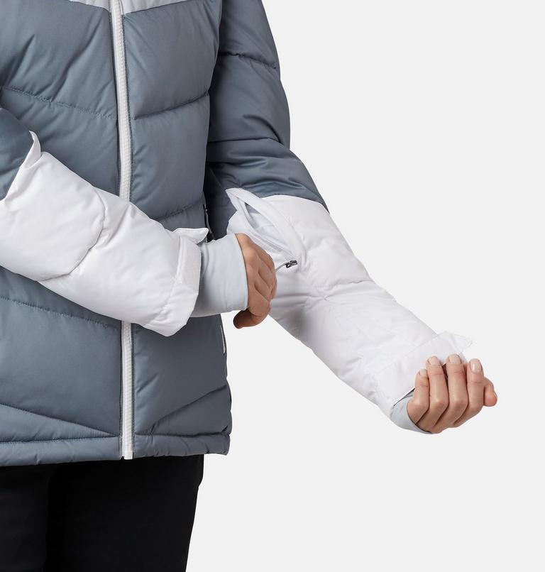 Abbott Peak Insulated Jacket | 021 | M, Color: Grey Ash, White, Cirrus Grey, image 5