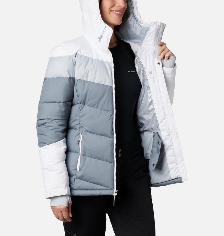 Abbott Peak Insulated Jacket | 021 | M, Color: Grey Ash, White, Cirrus Grey, image 7