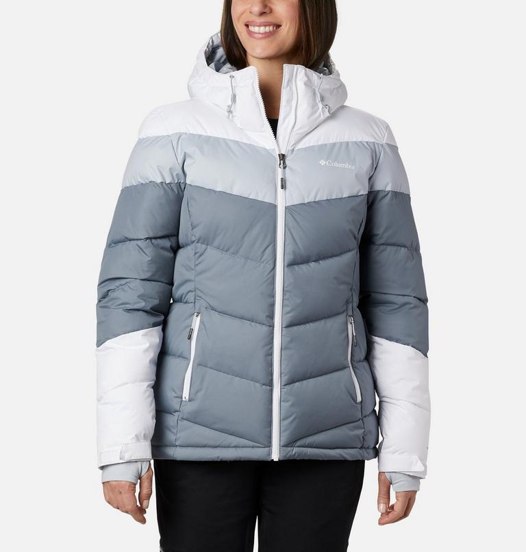 Abbott Peak Insulated Jacket | 021 | M, Color: Grey Ash, White, Cirrus Grey, image 1