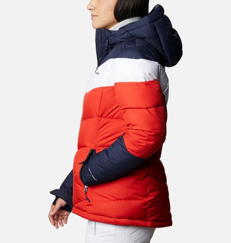 Abbott Peak Insulated Jacket | 843 | M, Color: Bold Orange, Dark Nocturnal, White, image 3