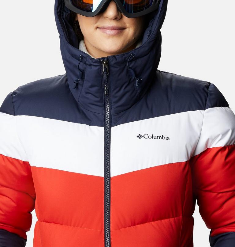 Abbott Peak Insulated Jacket | 843 | M, Color: Bold Orange, Dark Nocturnal, White, image 4