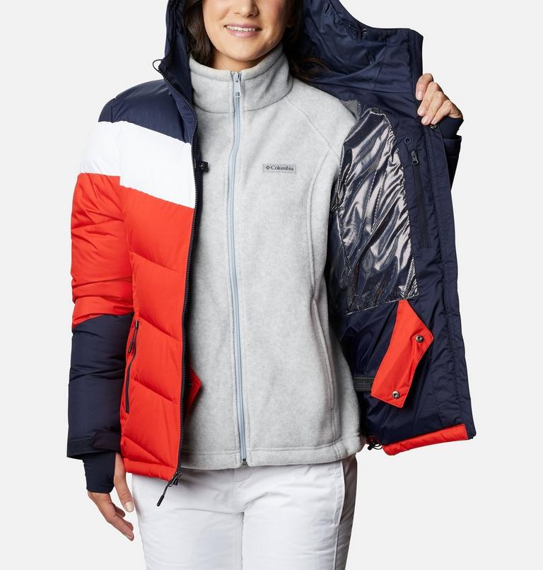 Abbott Peak Insulated Jacket | 843 | M, Color: Bold Orange, Dark Nocturnal, White, image 5