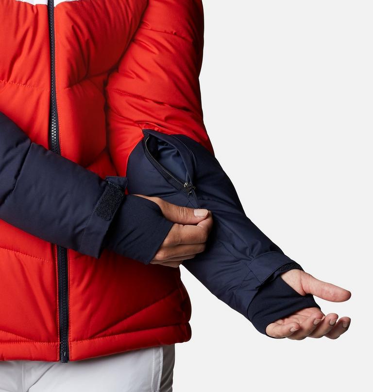 Abbott Peak Insulated Jacket | 843 | M, Color: Bold Orange, Dark Nocturnal, White, image 6