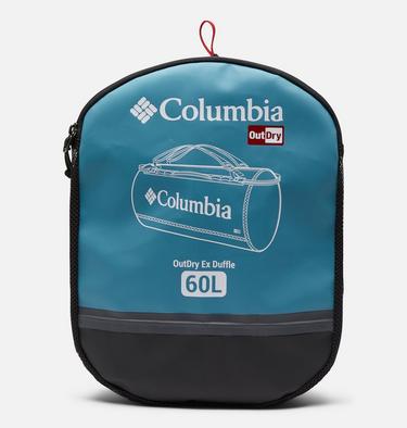 Unisex OutDry Ex 60L Waterproof Duffel, Color: Canyon Blue, Black, image 4