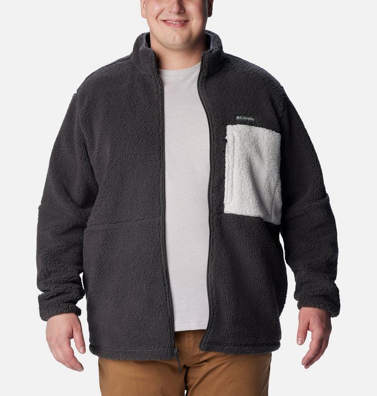 Men's Mountainside Sherpa Fleece Jacket - Extended Size, Color: Shark, image 6