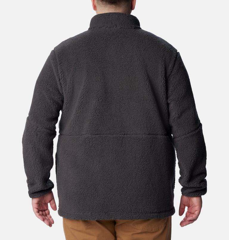 Men's Mountainside Sherpa Fleece Jacket - Extended Size, Color: Shark, image 2