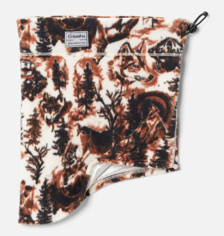 CSC II Fleece Gaiter | 192 | O/S, Color: Chalk Wolfscape Print, image 1