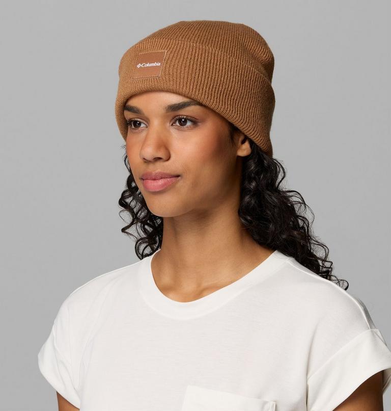 City Trek Heavyweight Beanie, Color: Camel Brown, image 4