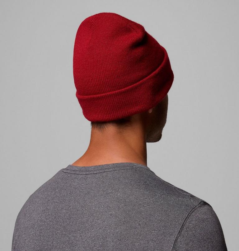 City Trek Heavyweight Beanie, Color: Red Dahlia, Heritage, image 3