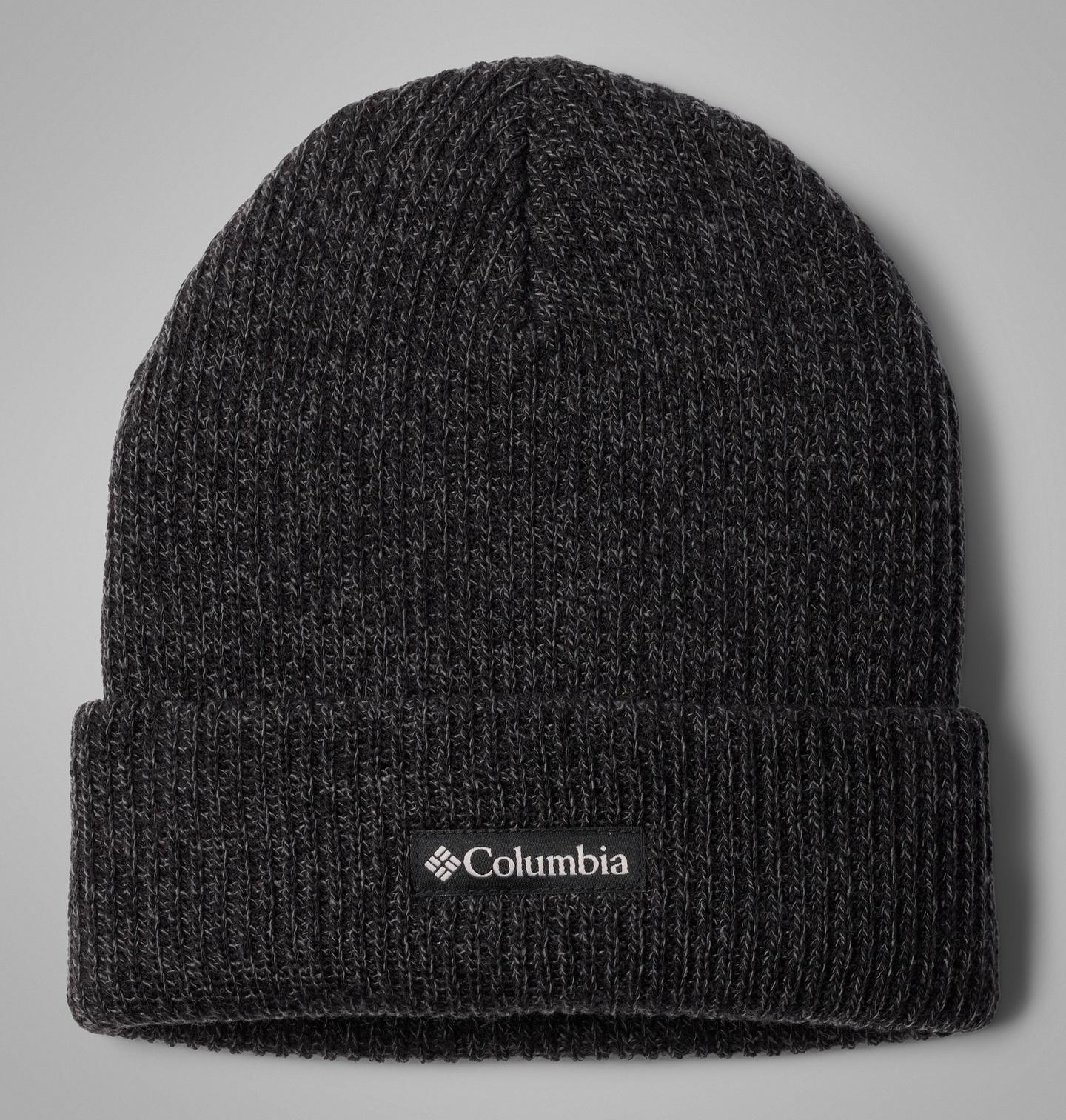 Шапка Columbia Whirlibird Cuffed Beanie, цвет: Чёрный / Графитовый, вариант 2 — фото 1