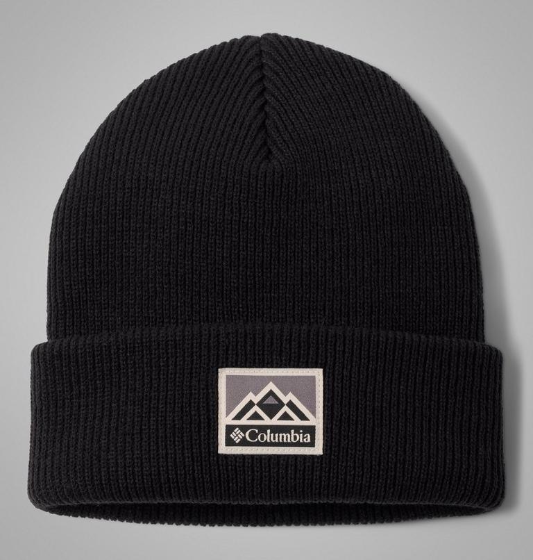 Whirlibird Cuffed Beanie, Color: Black, Mountains, image 1