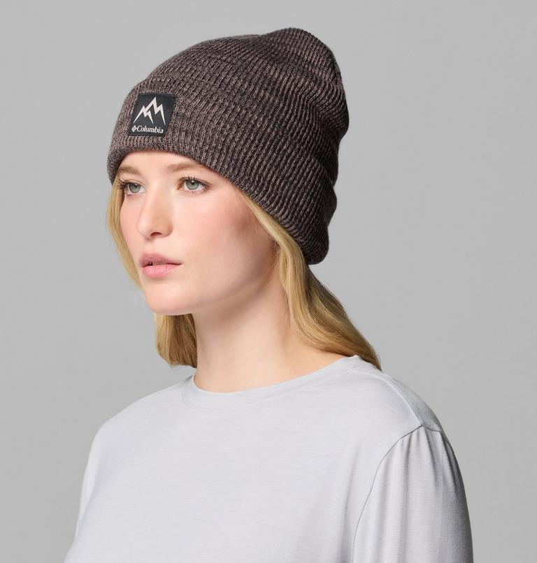Unisex Whirlibird Cuffed Beanie, Color: Iron, Black Marled, image 4