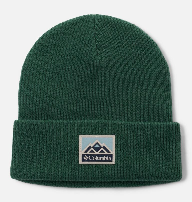 Whirlibird Cuffed Beanie, Color: Rain Forest, Mountains, image 1