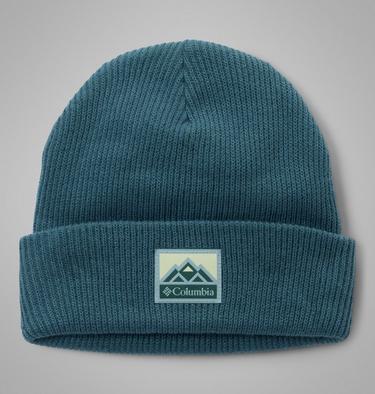 Unisex Whirlibird Cuffed Beanie, Color: Everblue, Mountains, image 1