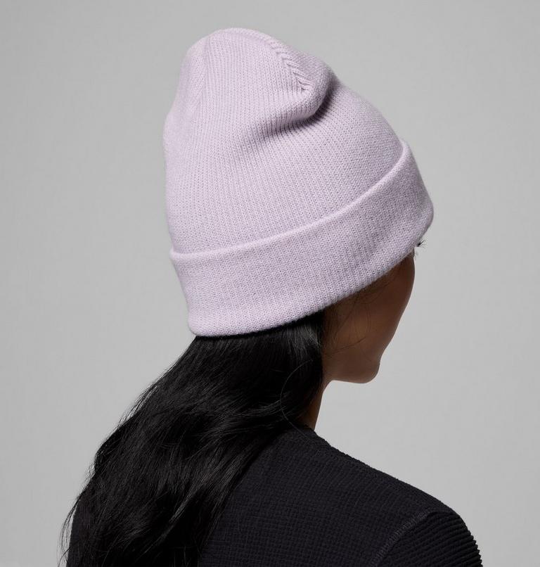 Unisex Whirlibird Cuffed Beanie, Color: Lavender Pearl, Mountains, image 5