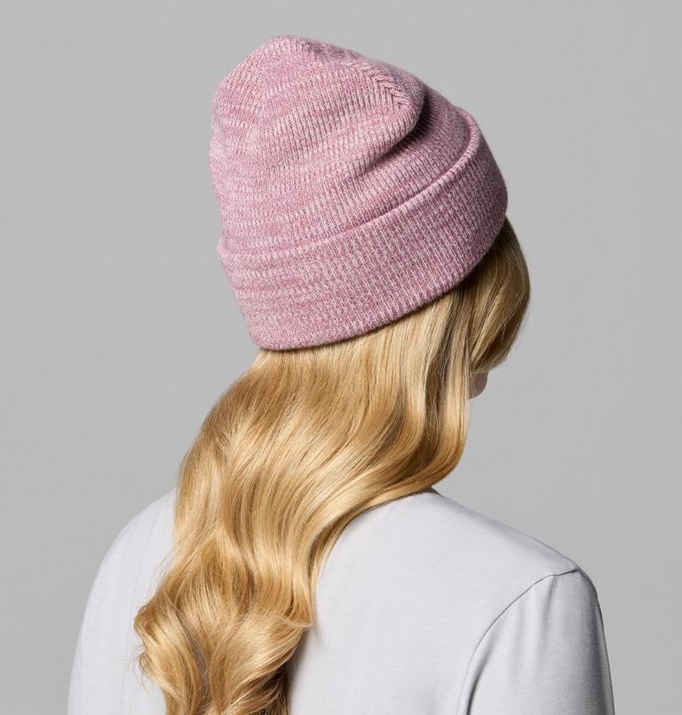 Unisex Whirlibird Cuffed Beanie, Color: Mineral Pink, Antique Mauve, Logo, image 5