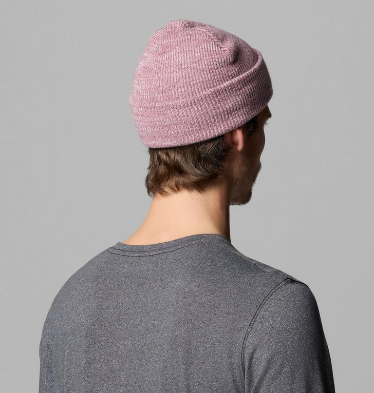 Unisex Whirlibird Cuffed Beanie, Color: Mineral Pink, Antique Mauve, Logo, image 3