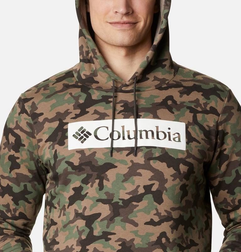M Columbia Logo Printed Hoodie, Color: Cypress Camo, image 4