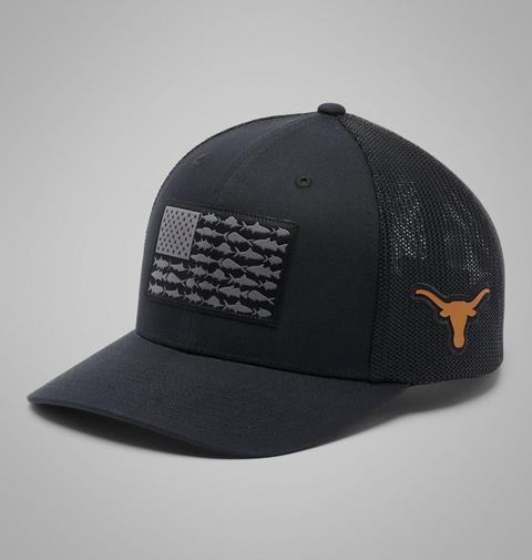 Мужская кепка Columbia PFG Mesh Fish Flag Ball - Texas, цвет: 1913151_tex