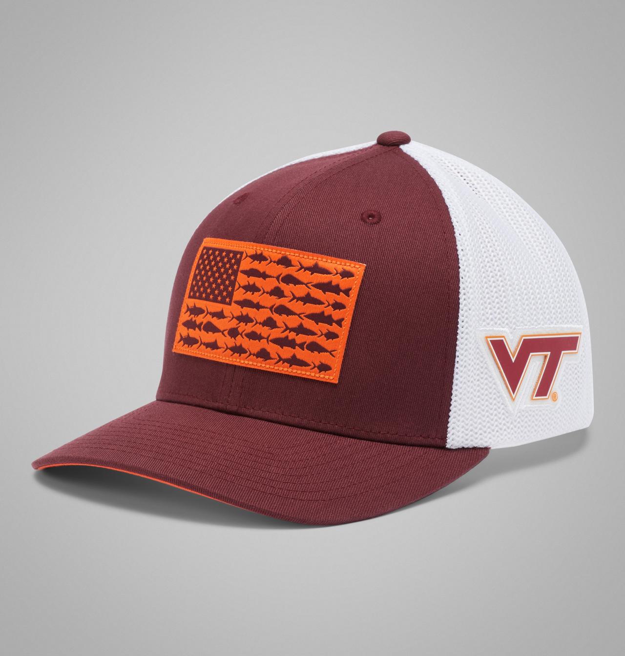 PFG Mesh™ Fish Flag Ball Cap - Virginia Tech 1