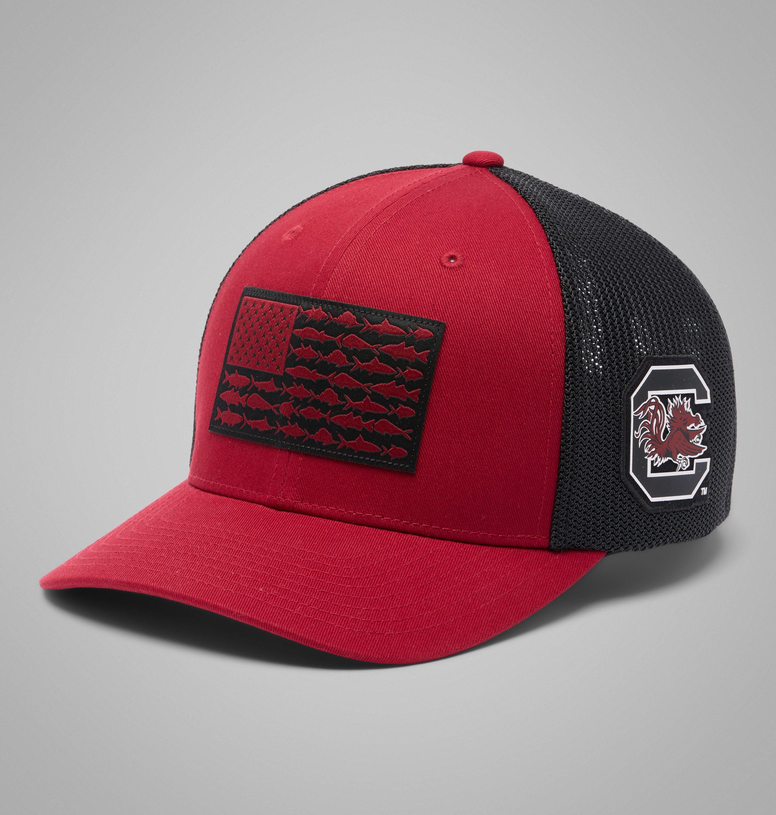 Collegiate PFG Mesh Fish Flag Ball Cap | 653 | S/M 1