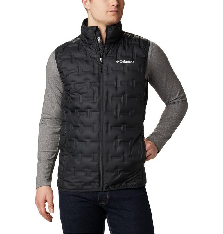 Men's Delta Ridge Down Vest, Color: Black, image 1