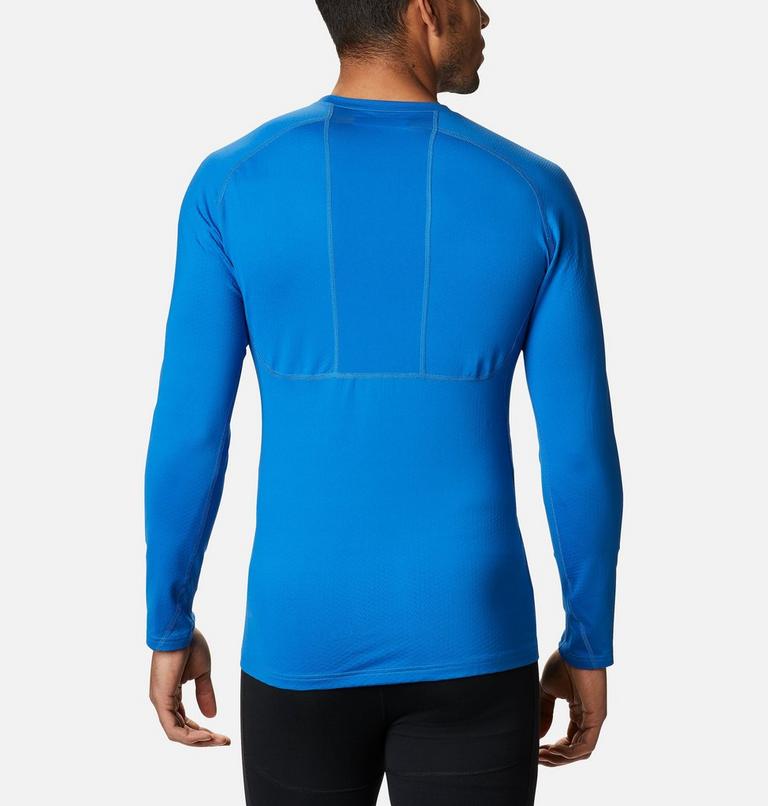 Men's Omni-Heat 3D Knit Crew Baselayer, Color: Bright Indigo, image 2