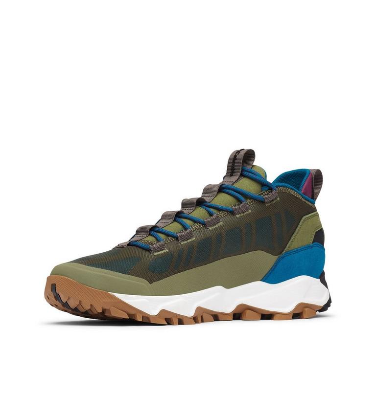 Men's Flow Borough Low Shoe, Color: Hiker Green, Lagoon, image 6