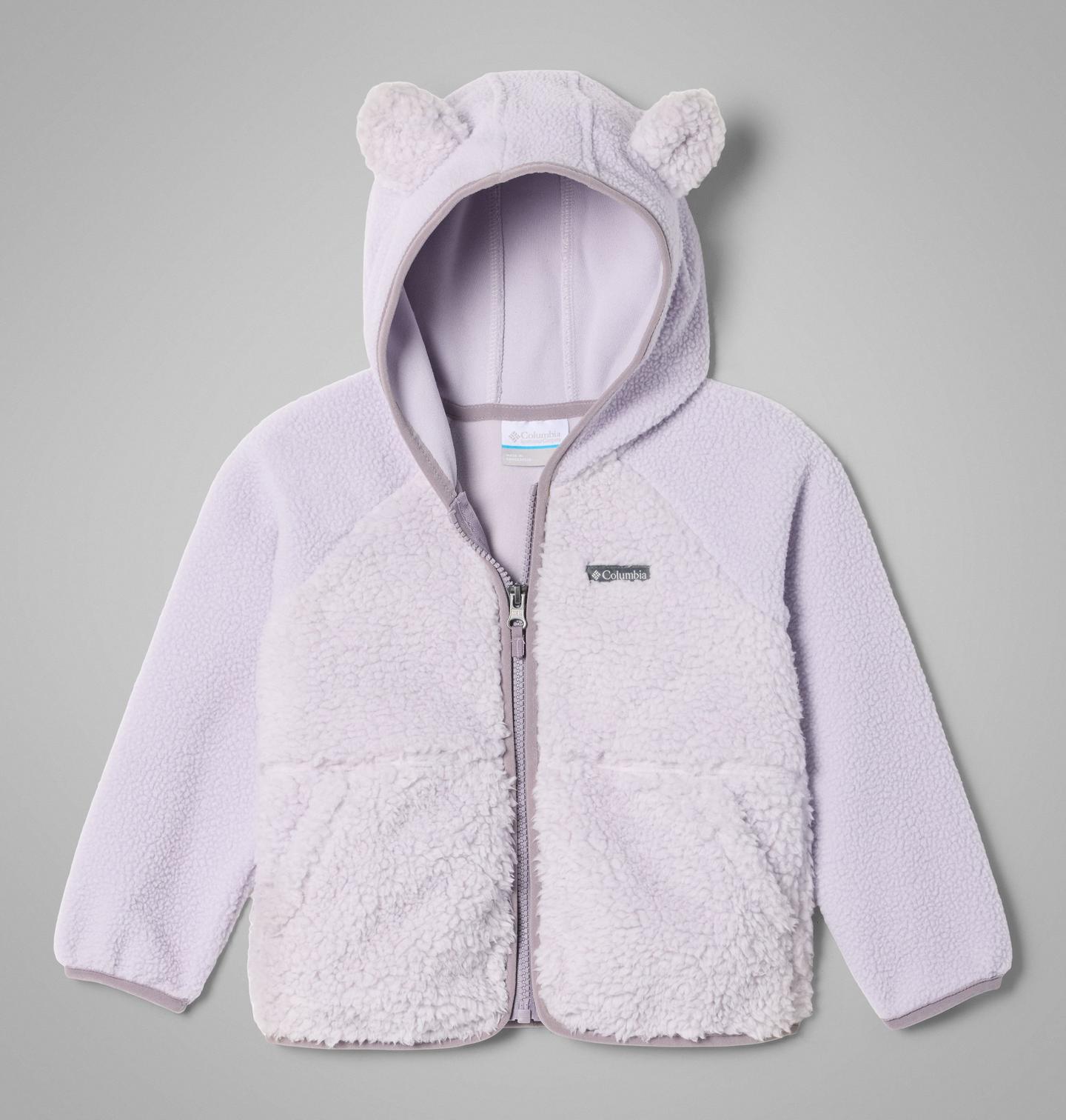 Куртки Columbia Bear Springs Sherpa Full Zip для малышей, цвет: Лавандовый жемчужный — фото 1