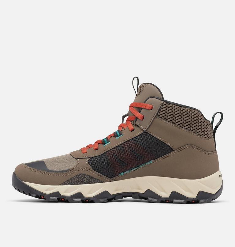 Men’s Flow Centre Sneaker, Color: Mud, Warp Red, image 5