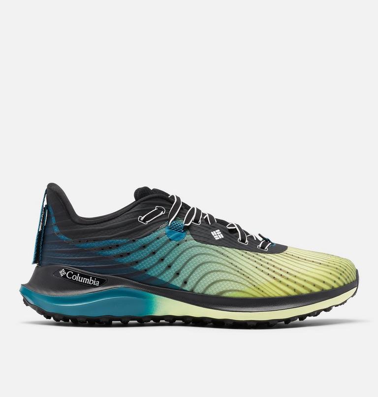 Men’s Escape Ascent Trail Running Shoe, Color: Neon Light, Aegean Blue, image 1