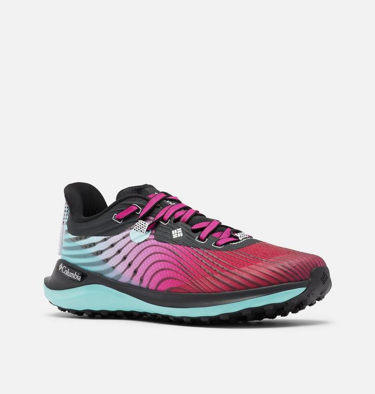 Women’s Escape Ascent Trail Running Shoe, Color: Haute Pink, Black, image 2
