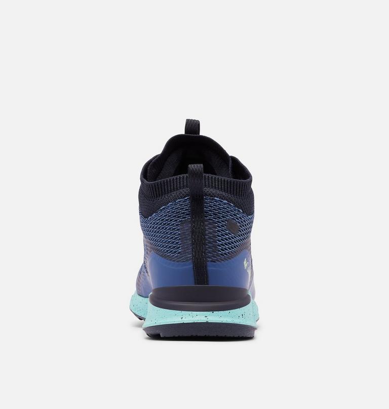 Women's Vitesse Mid OutDry Shoe, Color: Night Tide, Lime Glow, image 8
