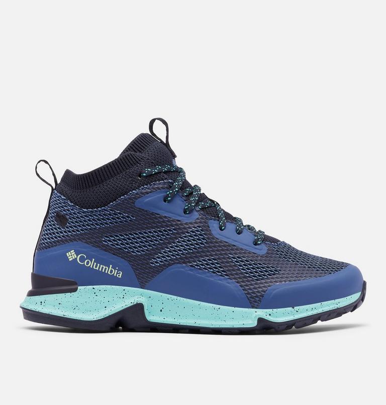 Women's Vitesse Mid OutDry Shoe, Color: Night Tide, Lime Glow, image 1