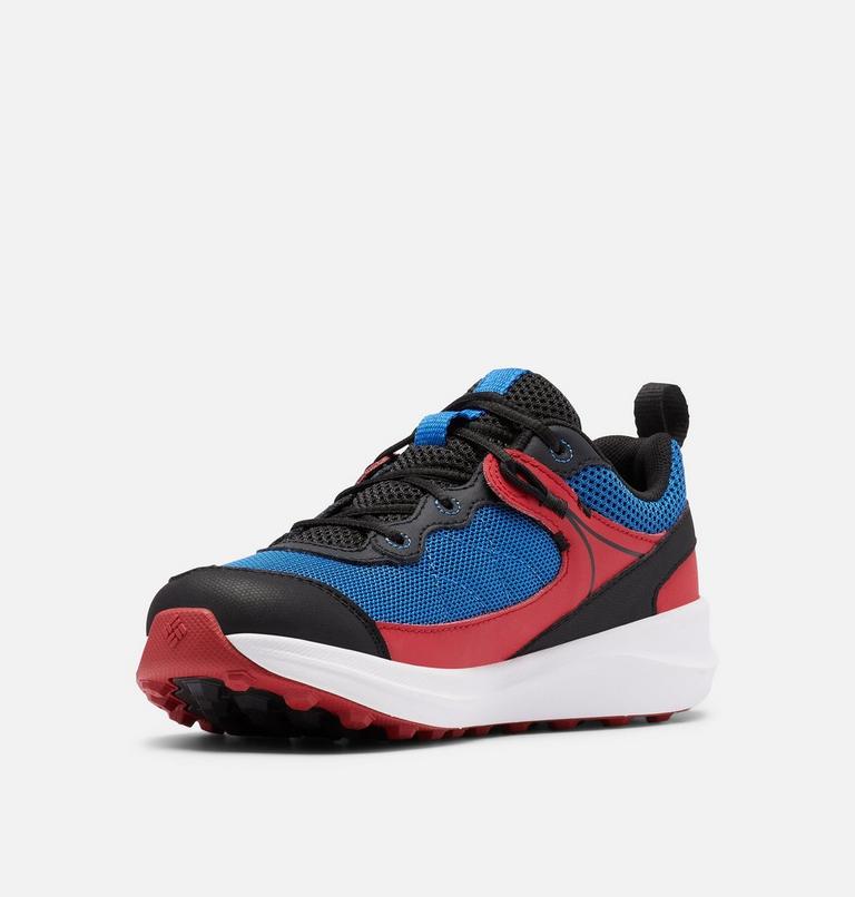 Youth Trailstorm Walking Shoe, Color: Black, Bright Indigo, image 6