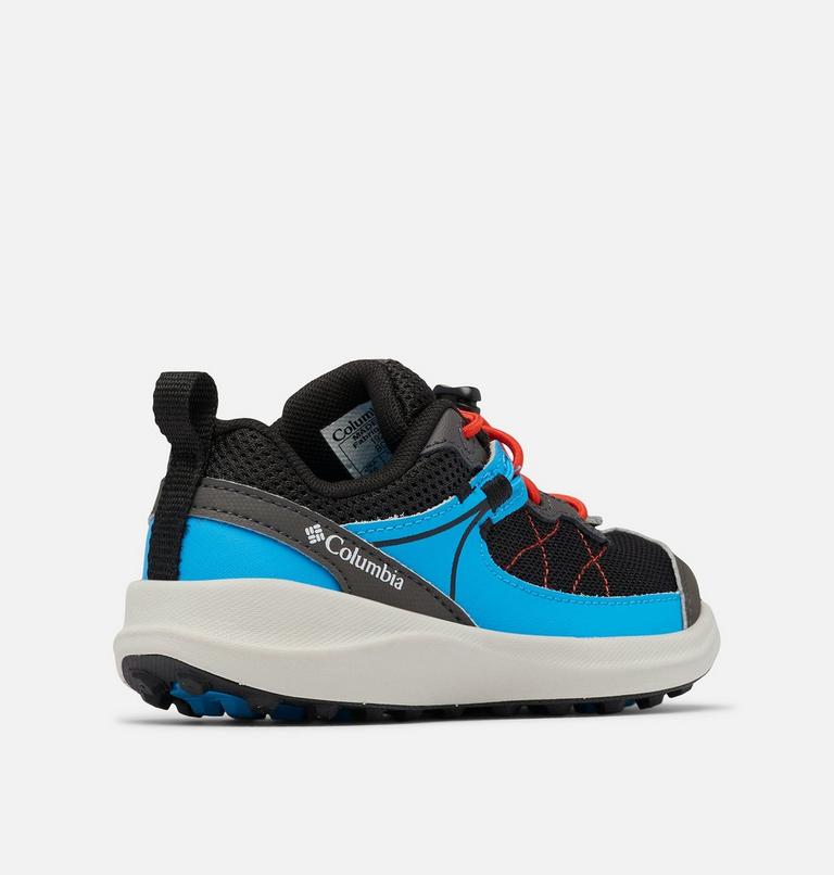Kids' Trailstorm Walking Shoe, Color: Black, Compass Blue, image 9