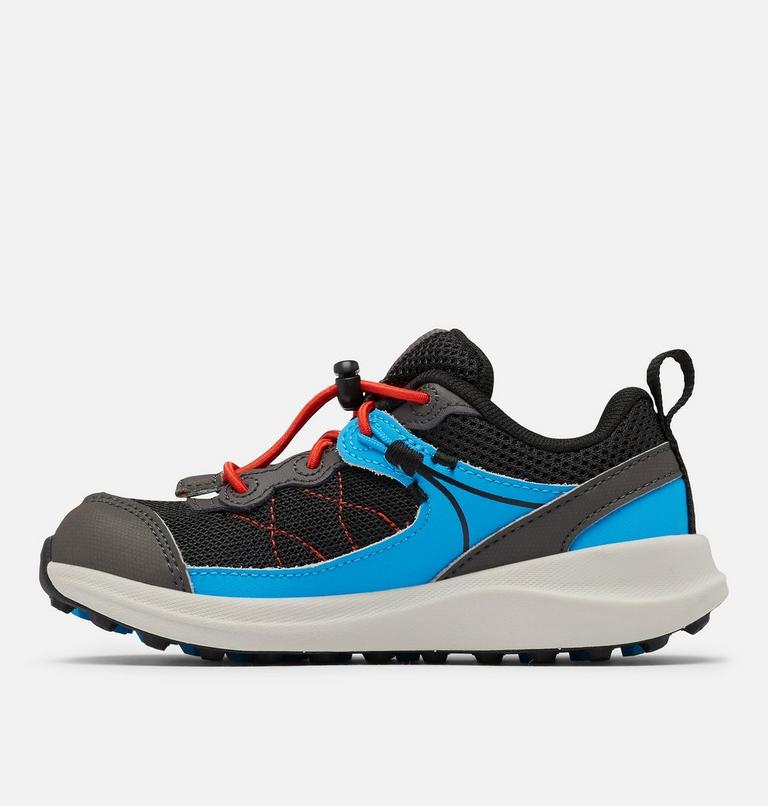 Kids' Trailstorm Walking Shoe, Color: Black, Compass Blue, image 5