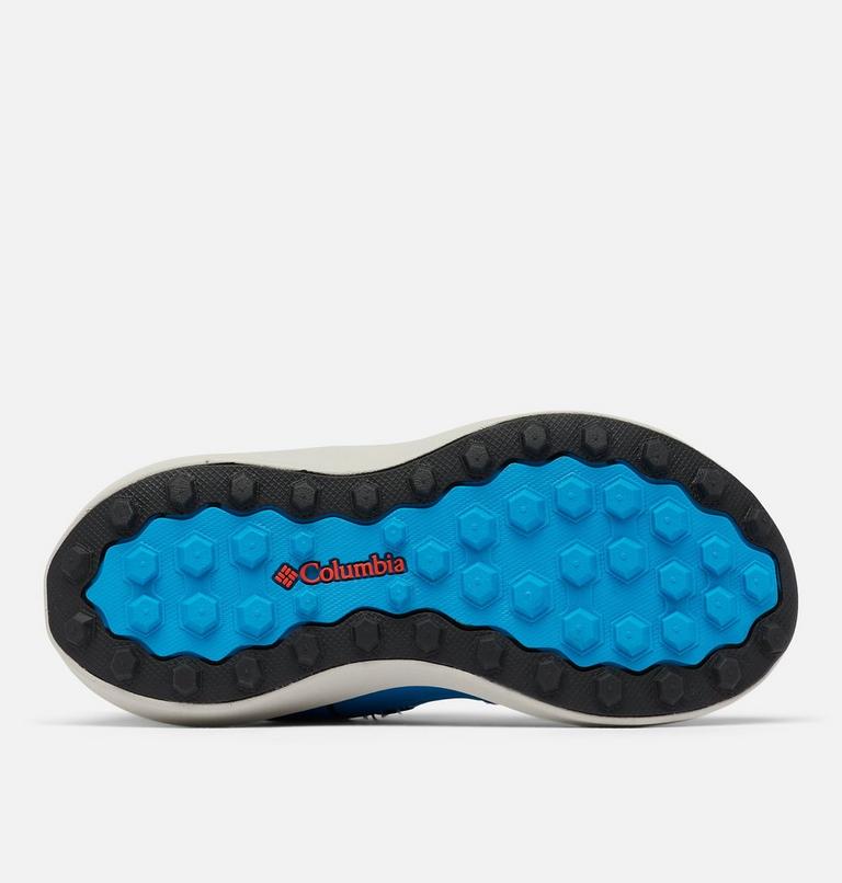 Kids' Trailstorm Walking Shoe, Color: Black, Compass Blue, image 4
