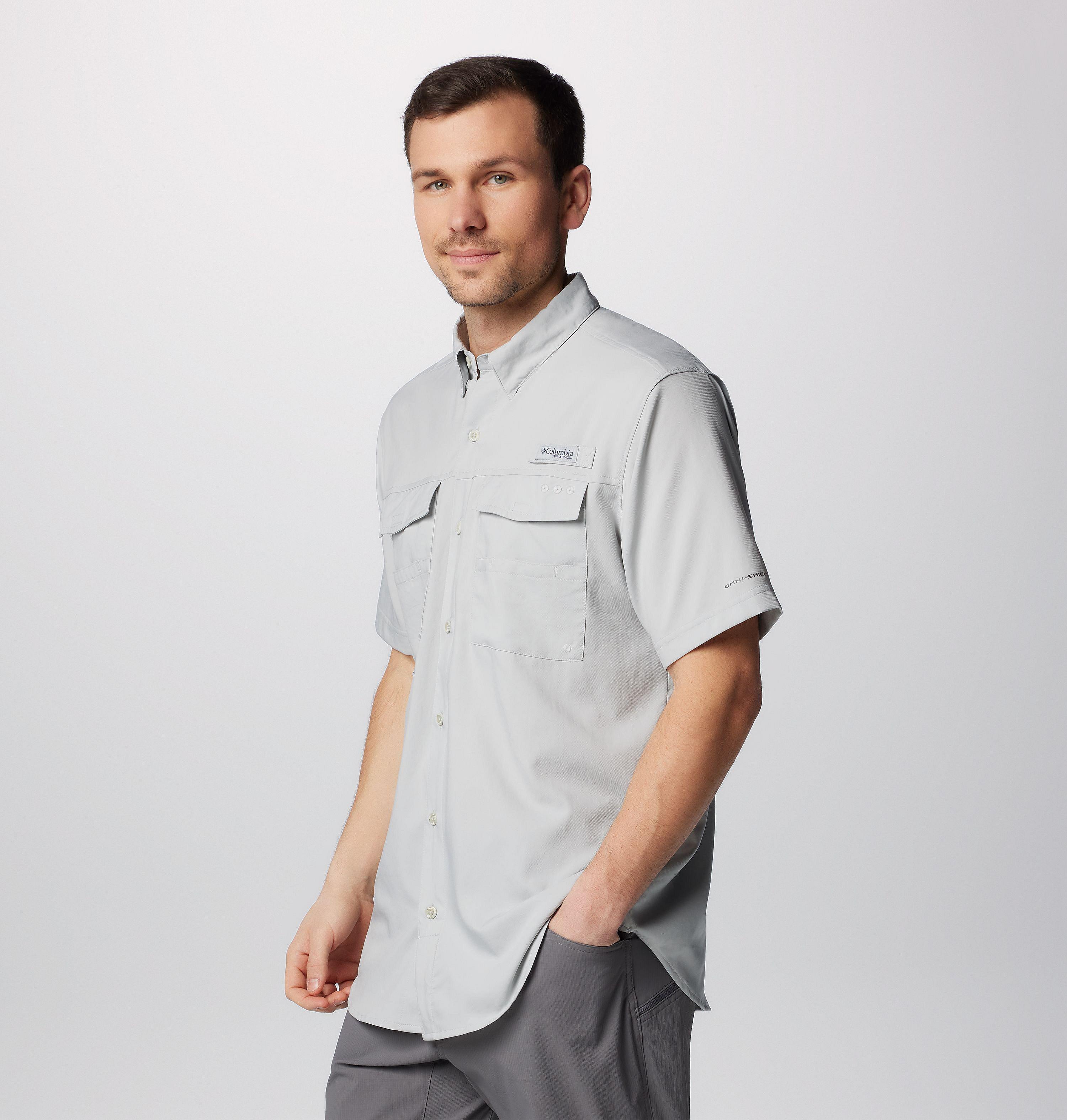 Men's PFG Blood and Guts IV Woven Short Sleeve Shirt 4