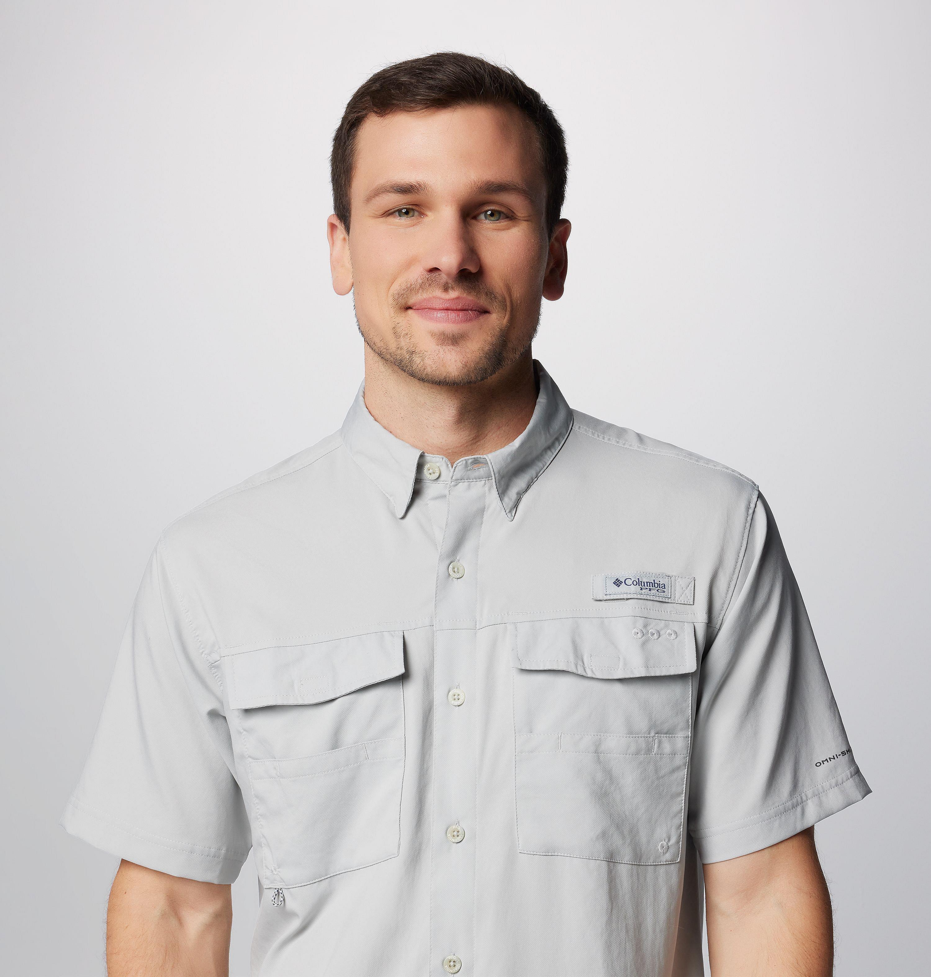 Men's PFG Blood and Guts IV Woven Short Sleeve Shirt 5