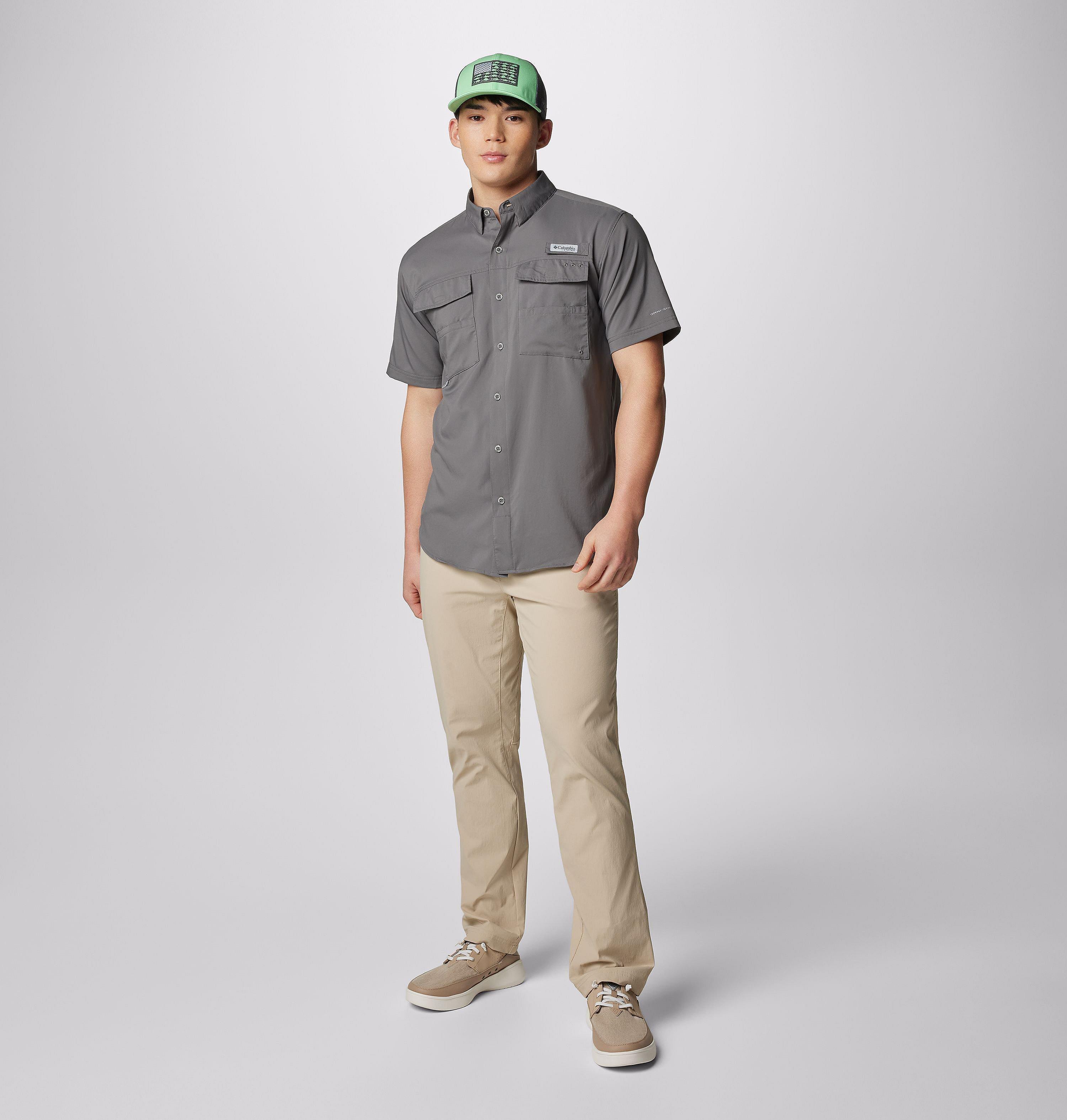Men's PFG Blood and Guts IV Woven Short Sleeve Shirt 3