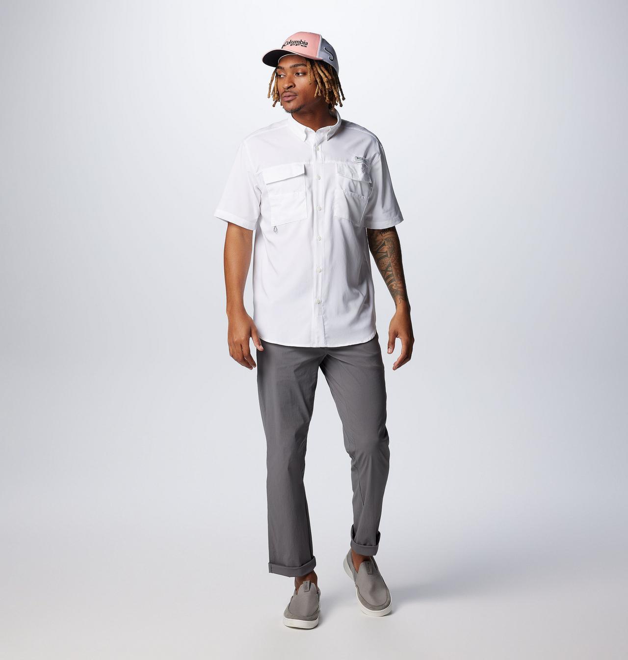 Men's PFG Blood and Guts™ IV Woven Short Sleeve Shirt 3