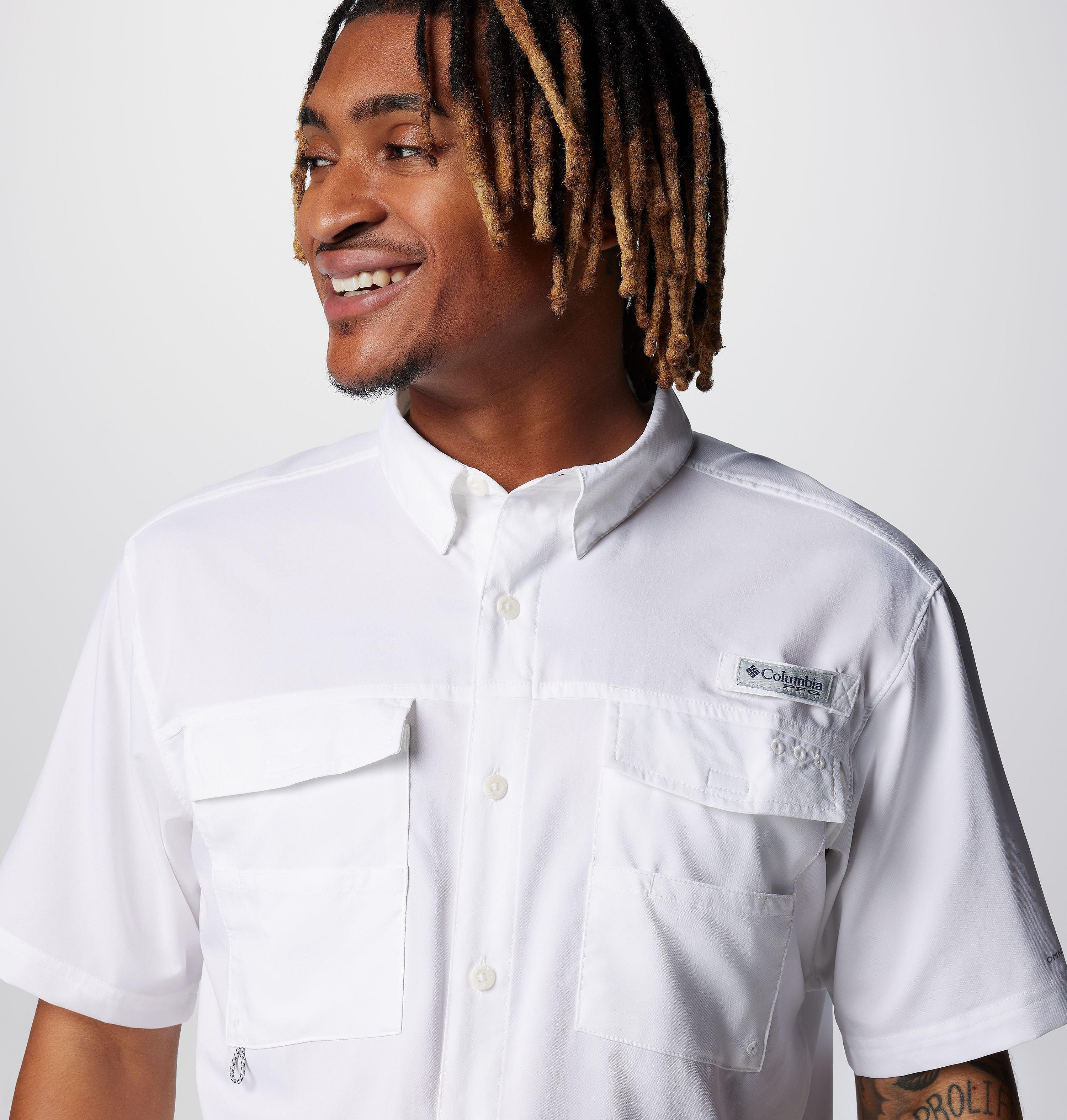 Men's PFG Blood and Guts IV Woven Short Sleeve Shirt 5