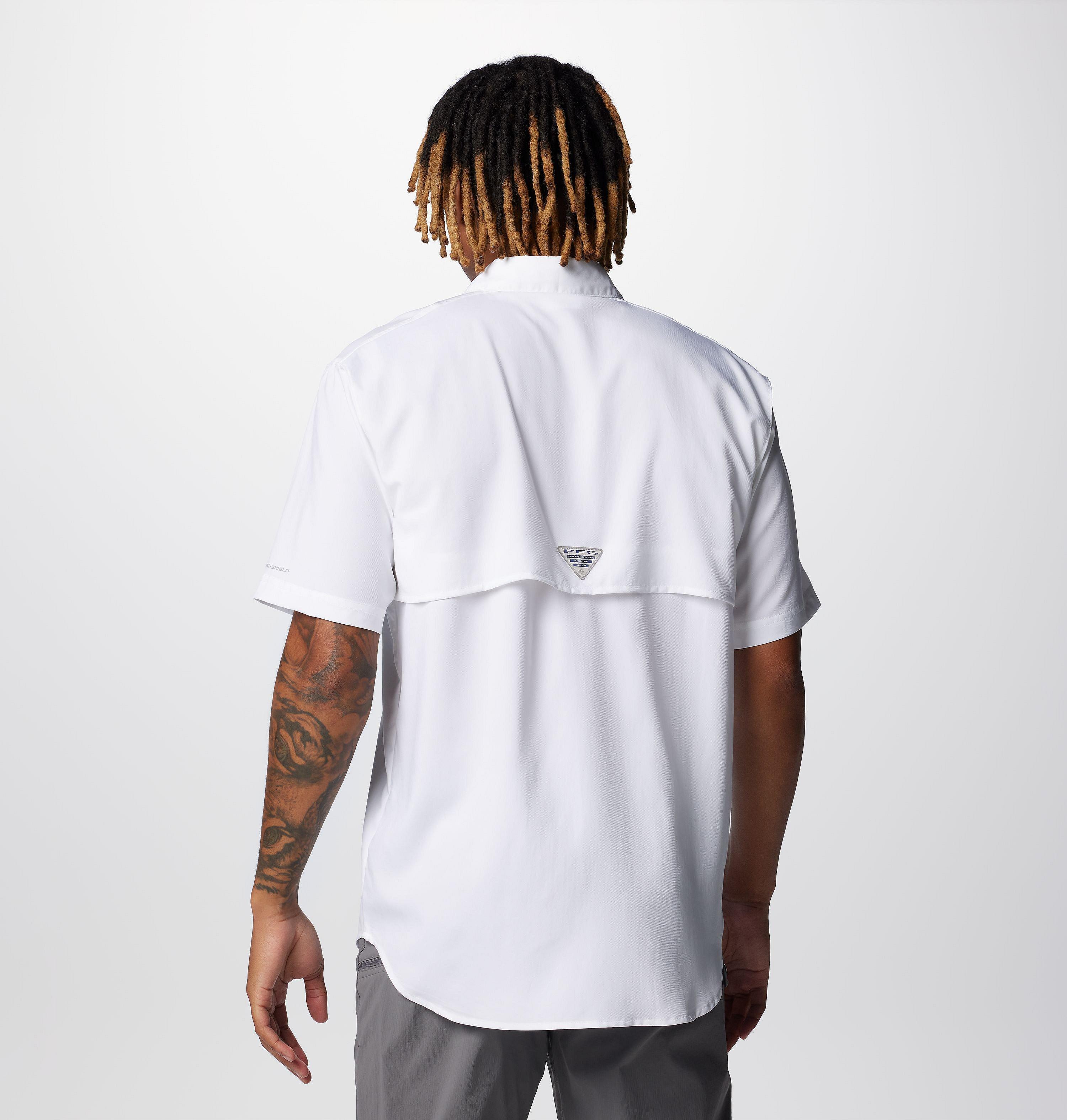 Men's PFG Blood and Guts IV Woven Short Sleeve Shirt 2