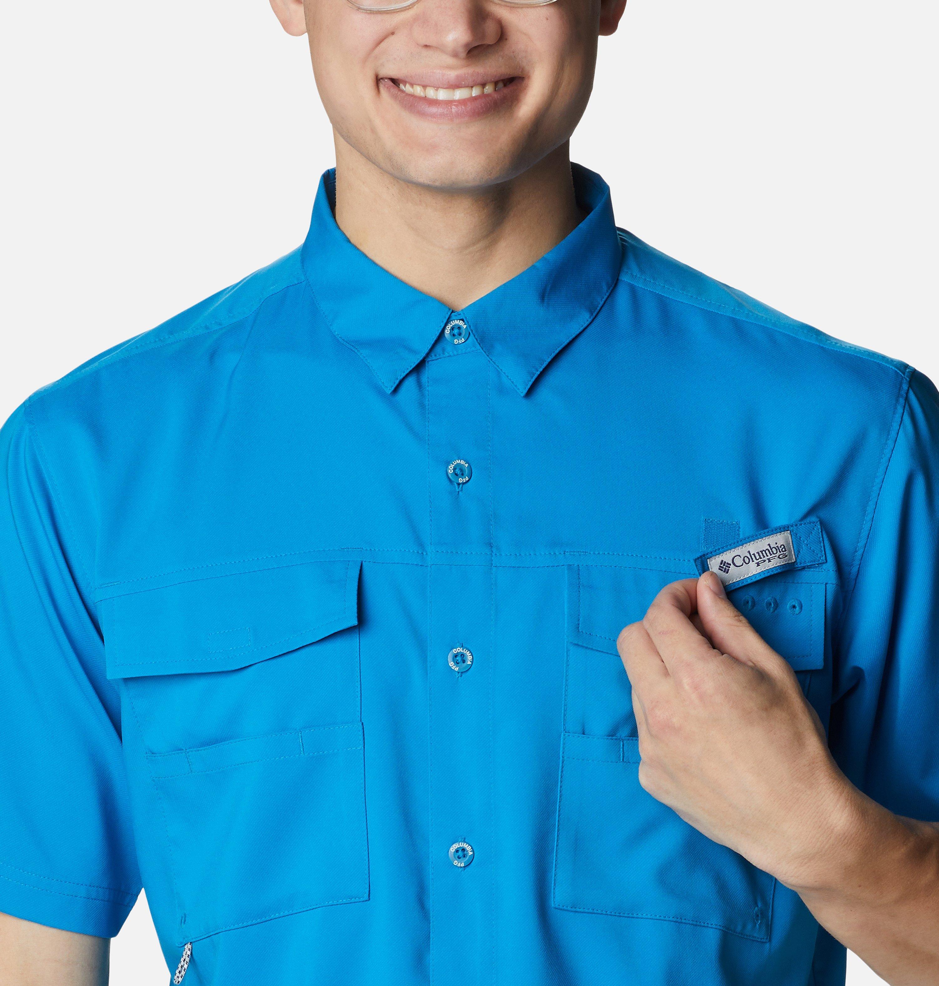 Men's PFG Blood and Guts IV Woven Short Sleeve Shirt 4