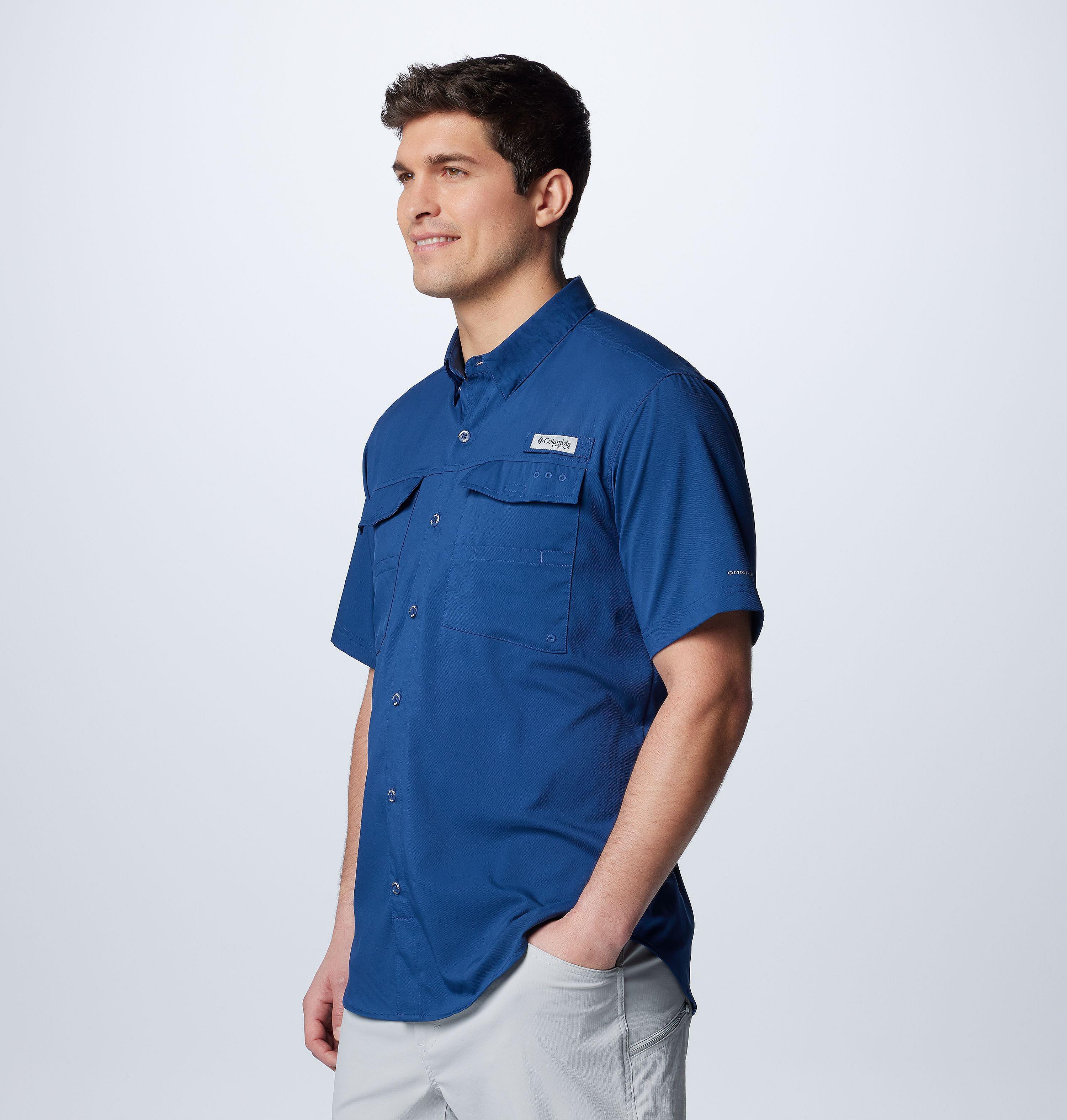 Men's PFG Blood and Guts IV Woven Short Sleeve Shirt 4