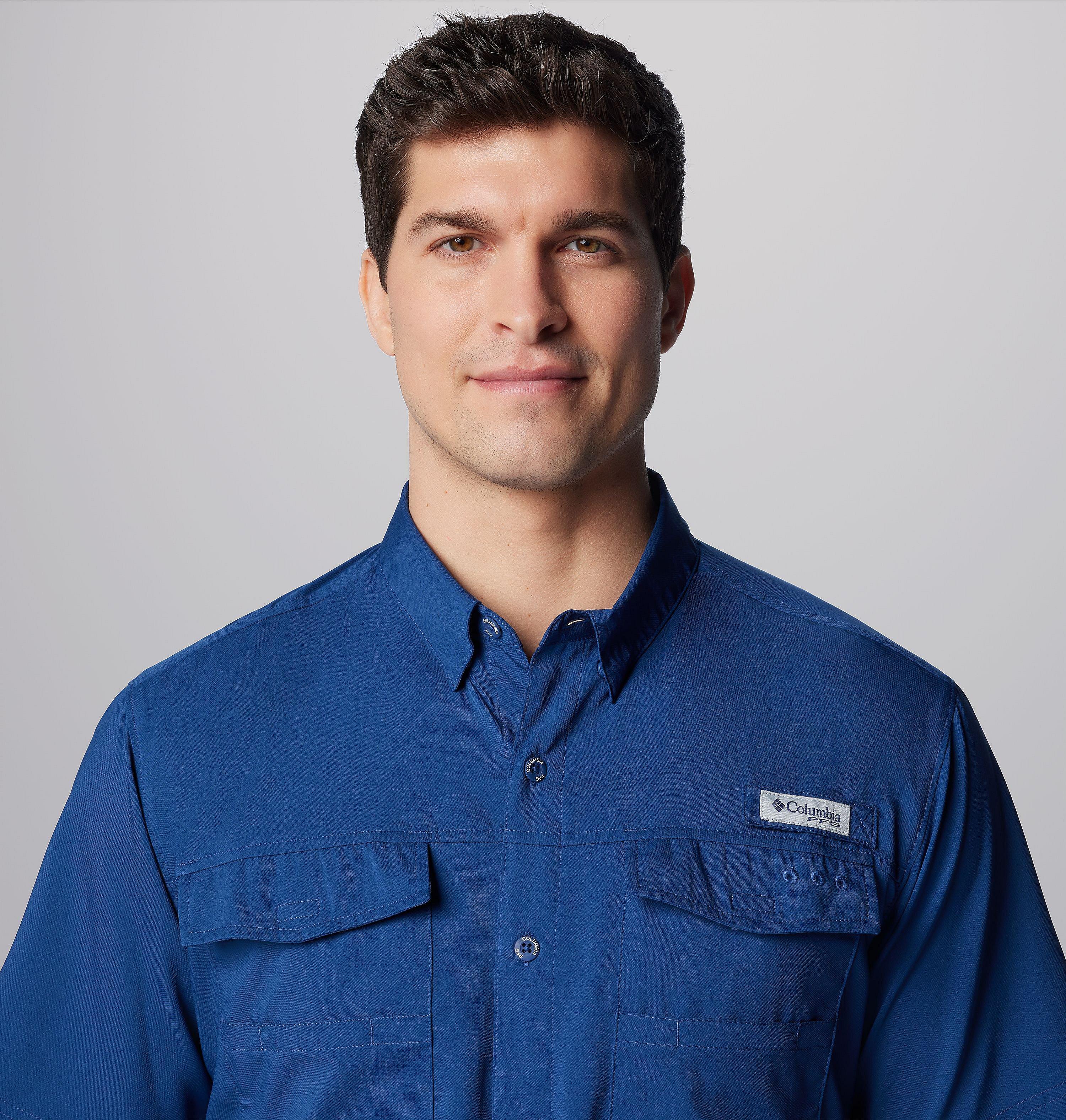 Men's PFG Blood and Guts IV Woven Short Sleeve Shirt 5